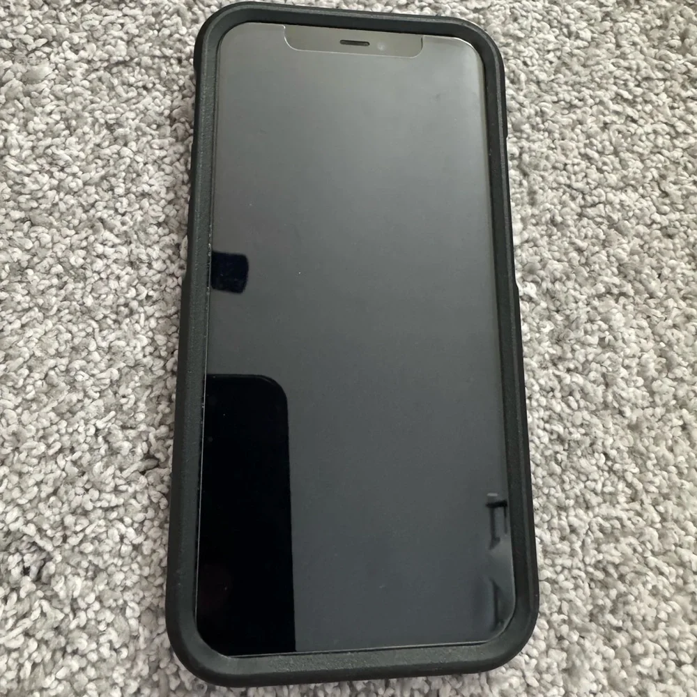 iPhone 12 Model Number MGF43LL/A Black 64GB Unlocked W/ Case & Screen Protector
